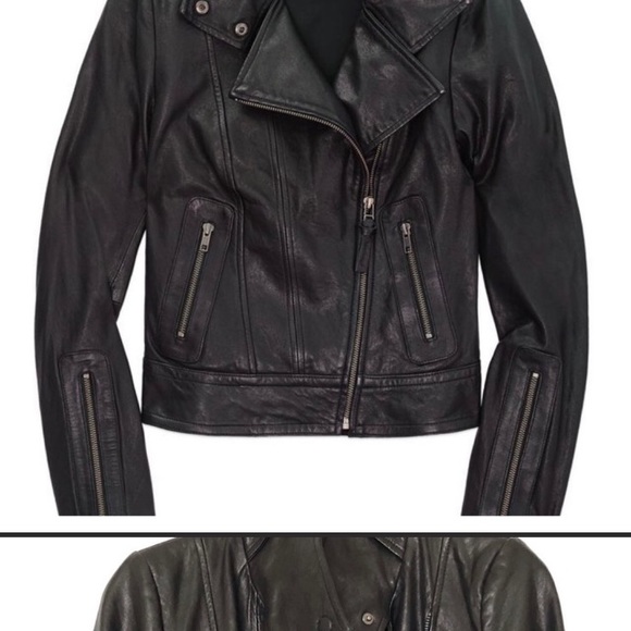 Aritzia exclusive mackage black lamb skin jacket - Picture 3 of 11